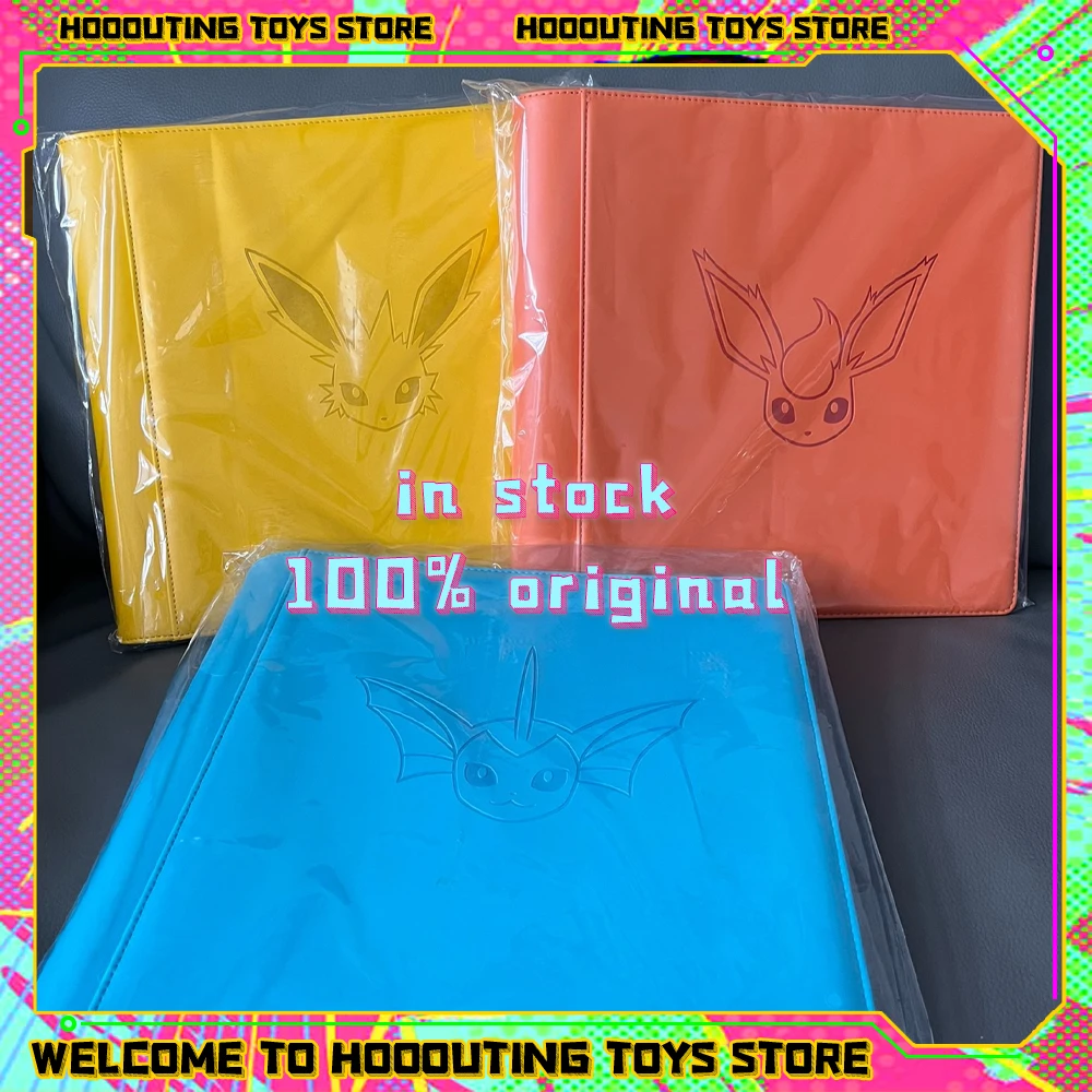 

Original Ptcg Card Album Chinese Eeveelution Advanced Gift Box Reib Fire Water Eevee Collectible Cards TCG Trading Card Gifts