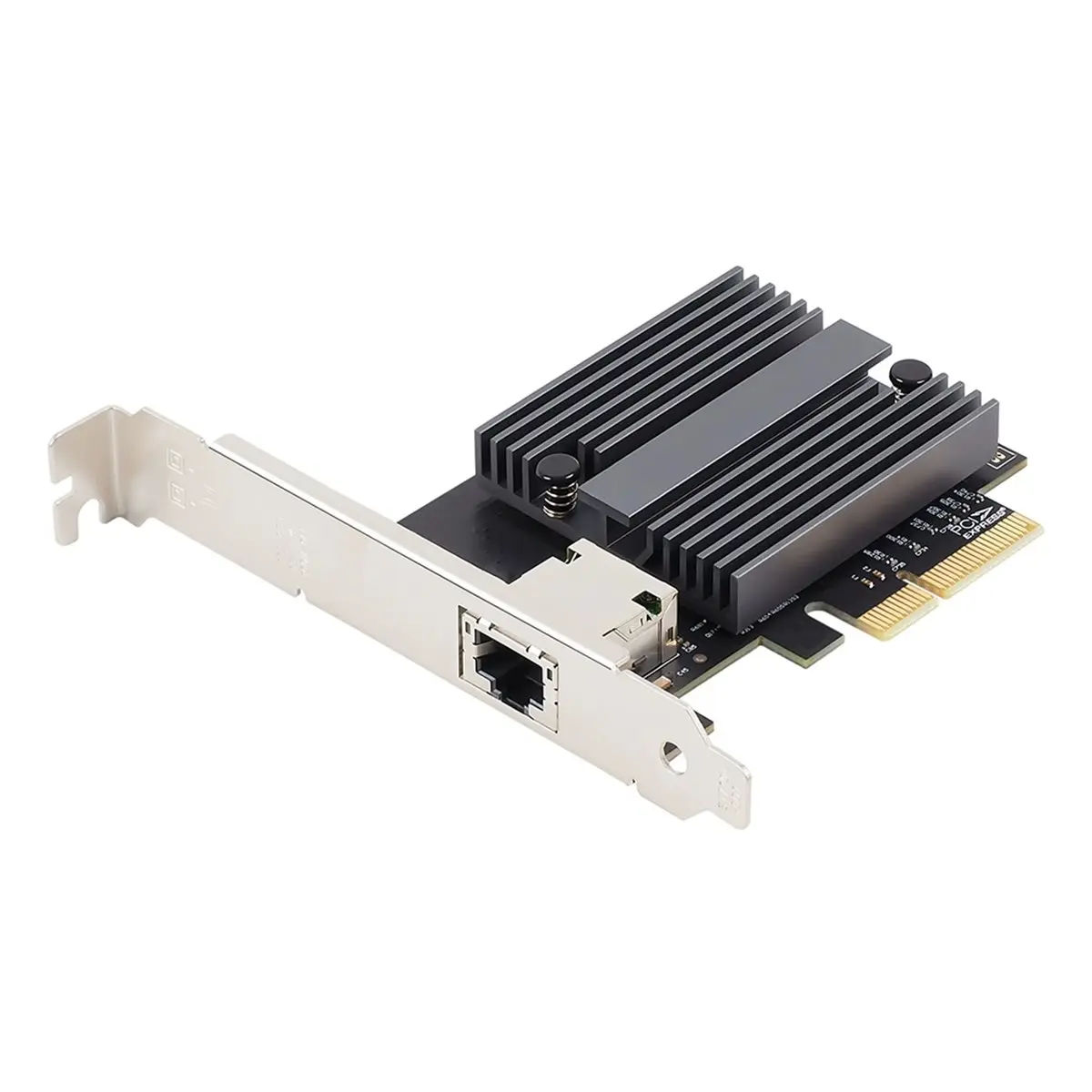 2026 New PCIex4 10G Single Port Network Card AQC113, Ethernet, Con Cable LAN, Win10/11, 1G/2,5G/5G/10gbps Ethernet Card