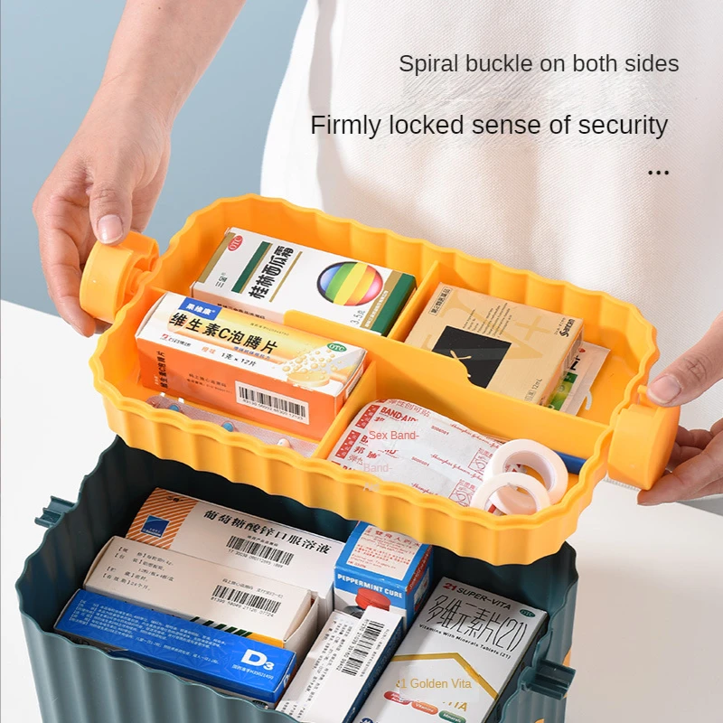 VITCOCO Medical Kit Household Large Capacity Household Small First-aid Kit Full Set of Medicine Storage Box Large Emergency