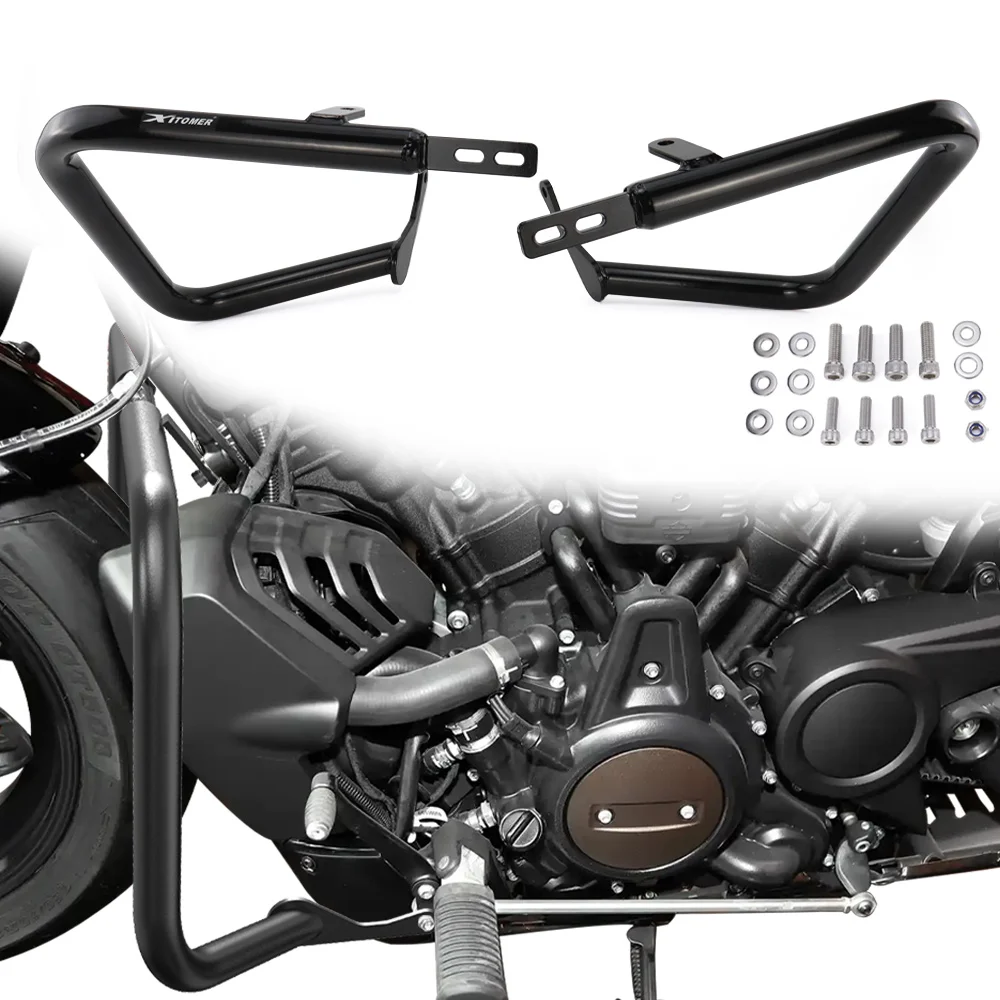 

Fit For Harley Sportster S RH1250S 2021 2022 2023 2024 2025 Motorcycle Crash Bars Crash Cages Engine Guards Highway Crash Bar
