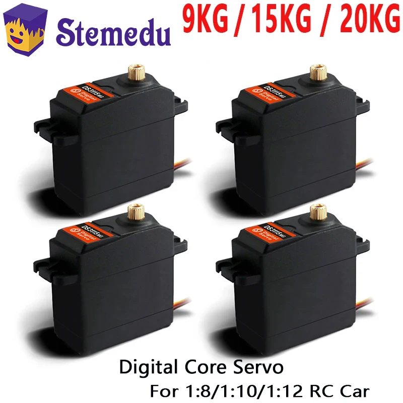 4x Originele Fabriek Ds3115 15Kg Ds3120 20Kg Ds3109 9Kg Metalen Versnelling Digitale Standaard Servo Voor 1/8 1/10 1/12 Rc Auto Boot Robot