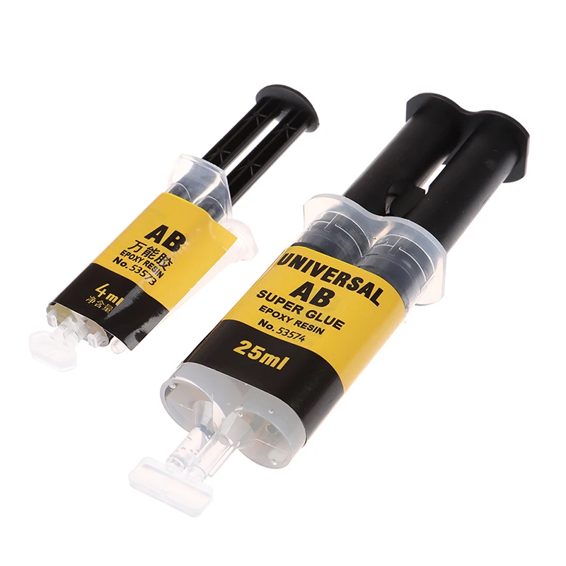 AB Glue Firm 2 Minutes Curing Stationery Strong Glue Home Supply Adhesive Universal Long-lasting Epoxy Resin Super Liquid 4/25ml