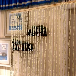 30pcs Without Wooden Strips Hand-woven Curtain Room Partition Hanging Display Living Room Kitchen Balcony High fiber material