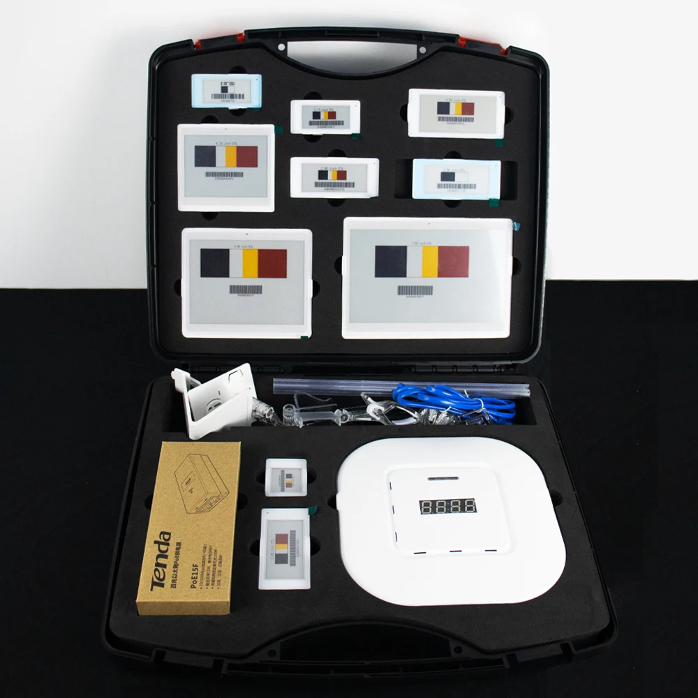 Fast Delivery EAS System Eink Electronic Shelf Label ESL Demo Kit Colour Display Digital Price Tags With Gateway