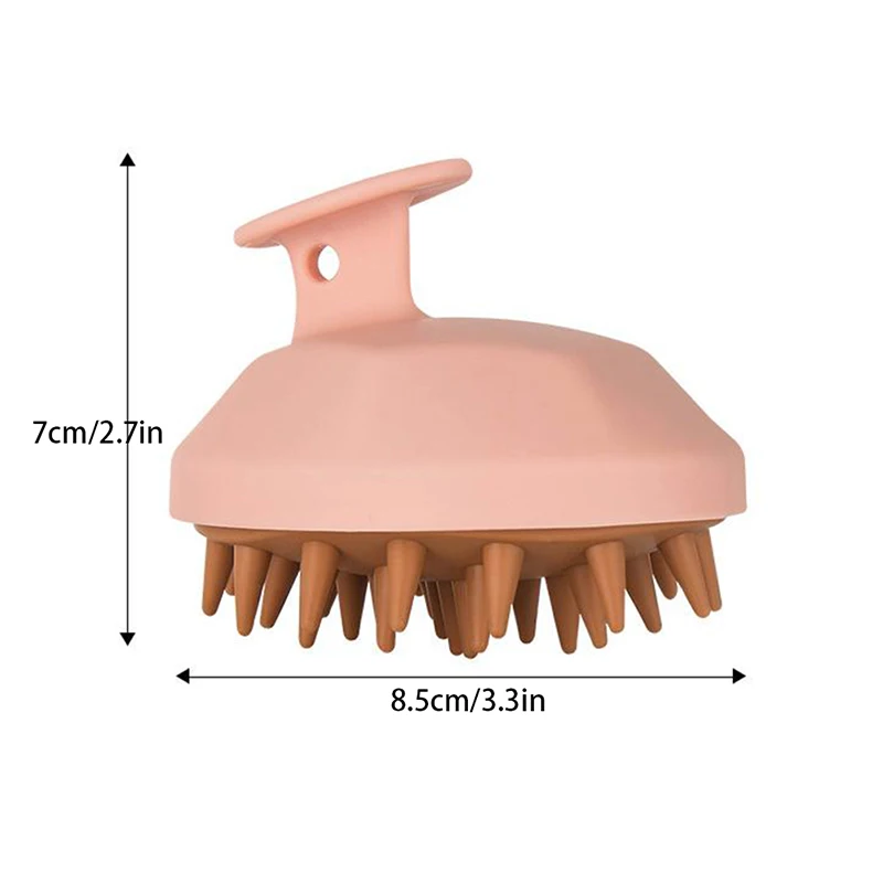 Depurador corporal exfolia profundamente, accesorio de baño de ducha de silicona con cerdas a medida y asas ergonómicas (sin gancho)