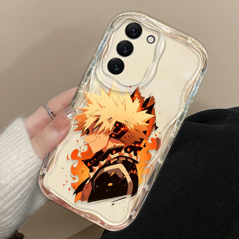 My Hero Academia Cover For S21 S23 S24 Ultra Plus FE A55 A35 A25 A05S A54 A53 A52 A33 A32 Wave Oil Phone Case