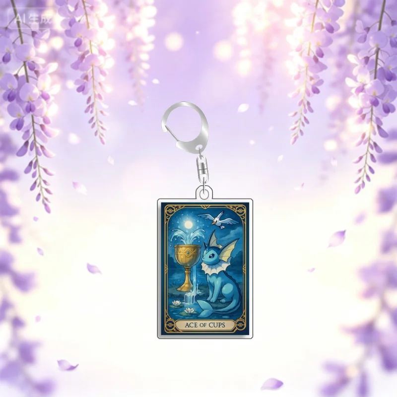 Keychain For Pokemon Rapidash Mewtwo Arcanine AcrylicHomemade Cartoon Anime Backpack Pendant Decoration Collection Fans Gift 5cm view 4