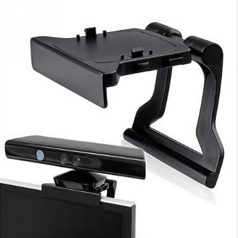 Adjustable TV Monitor Clip Mount Clamp Foldable Braket for Microsoft Xbox 360 Xbox360 Kinect Sensor Camera Stand Holder