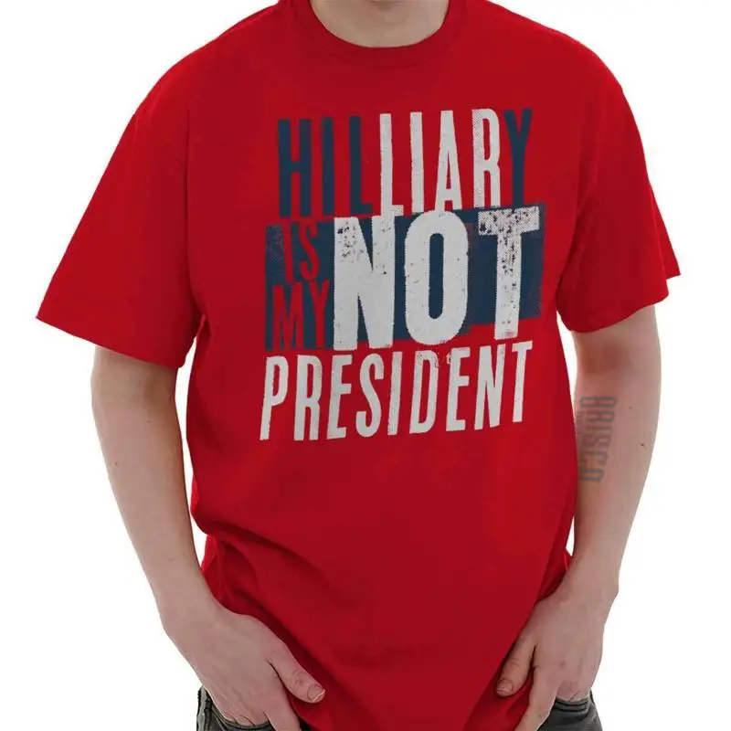 

Hilary Liar Is Not My President Presidential Election Womens or Mens Crewneck T