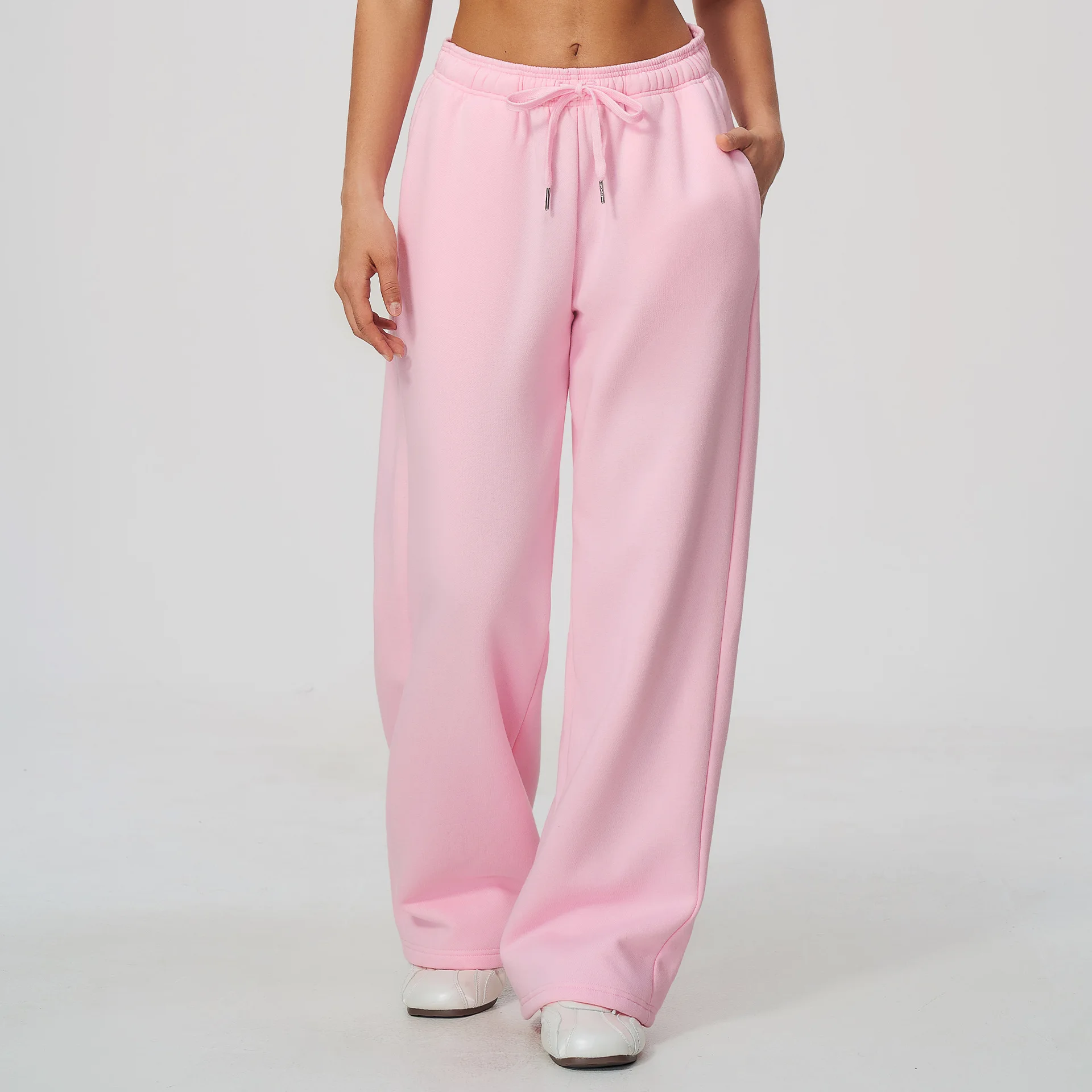 Winter New Sports Pants Women Yoga Pants Running Fitness High Waist Slimming Comfortable Warm Loose Sanitary Pants Workout Pants