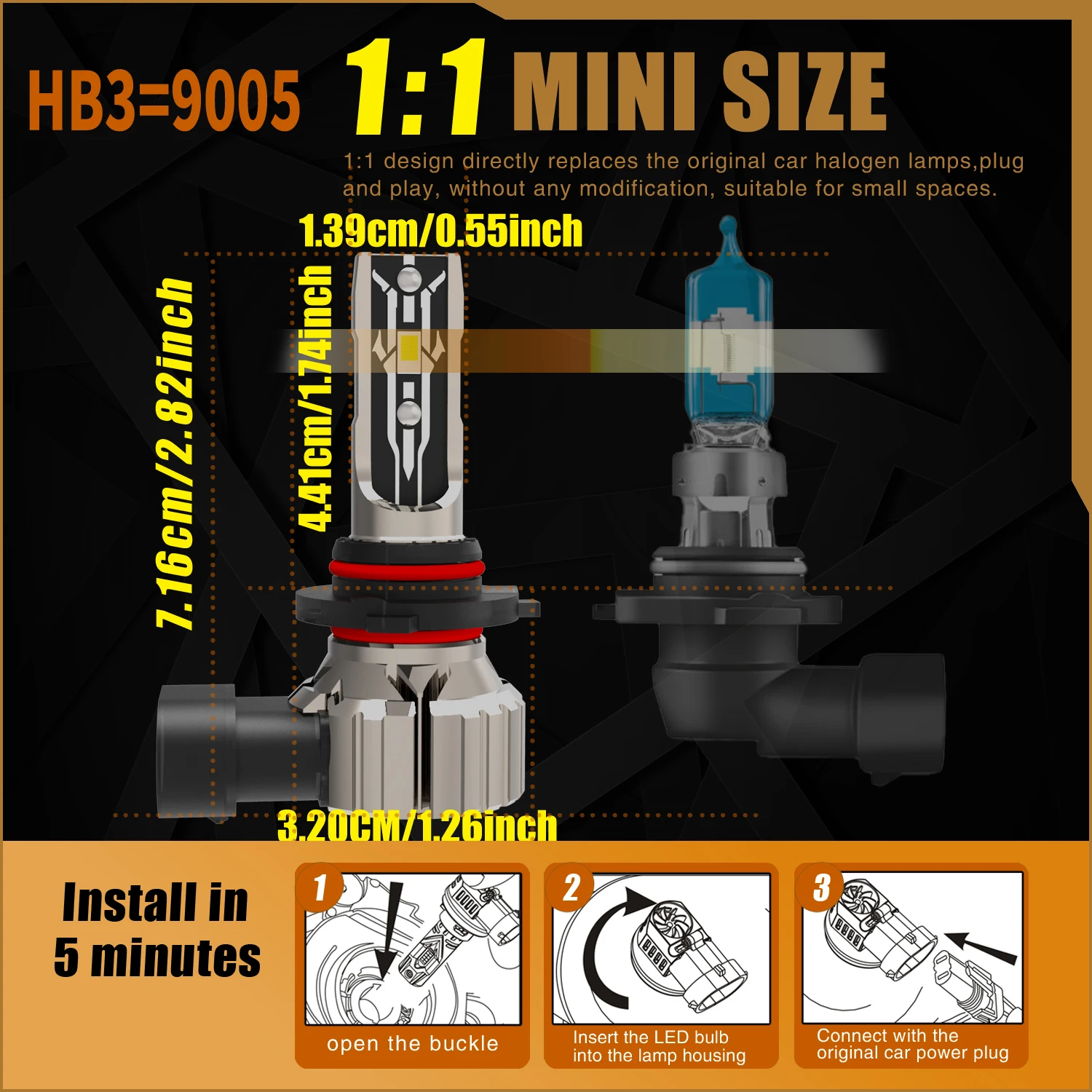 2PCS LED Car Diode Bulbs Set HB3 9005 P20d HB4 9006 P22d H10 9145 PY20d 12V White Motorcycle Fog Lamp Auto Headlight Canbus Moto