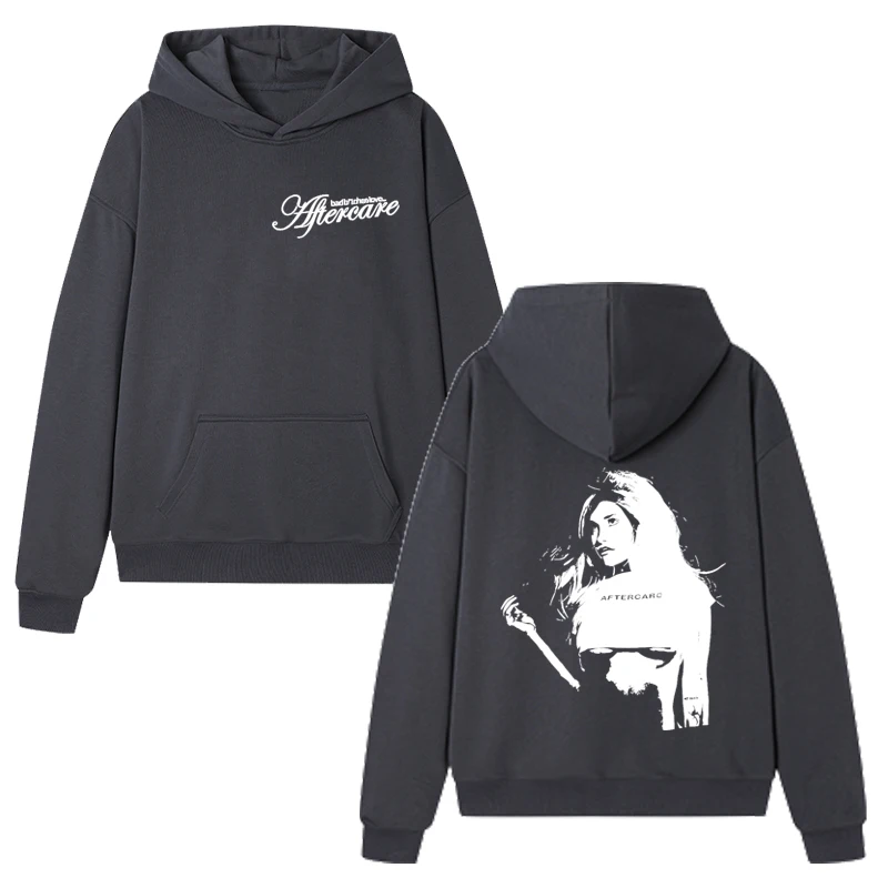 المغني نيسا باريت الموسيقى مزدوجة الوجهين مطبوعة هوديي الخريف الشتاء للجنسين موضة كنزة صوف الرجال النساء بلوزة من الصوف #6