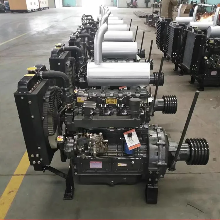 

High quality diesel engine ZH4102P 44Kw 55kva 60Hp 4 cylinder water cooled engine diesel for water pump with clutch and pullety