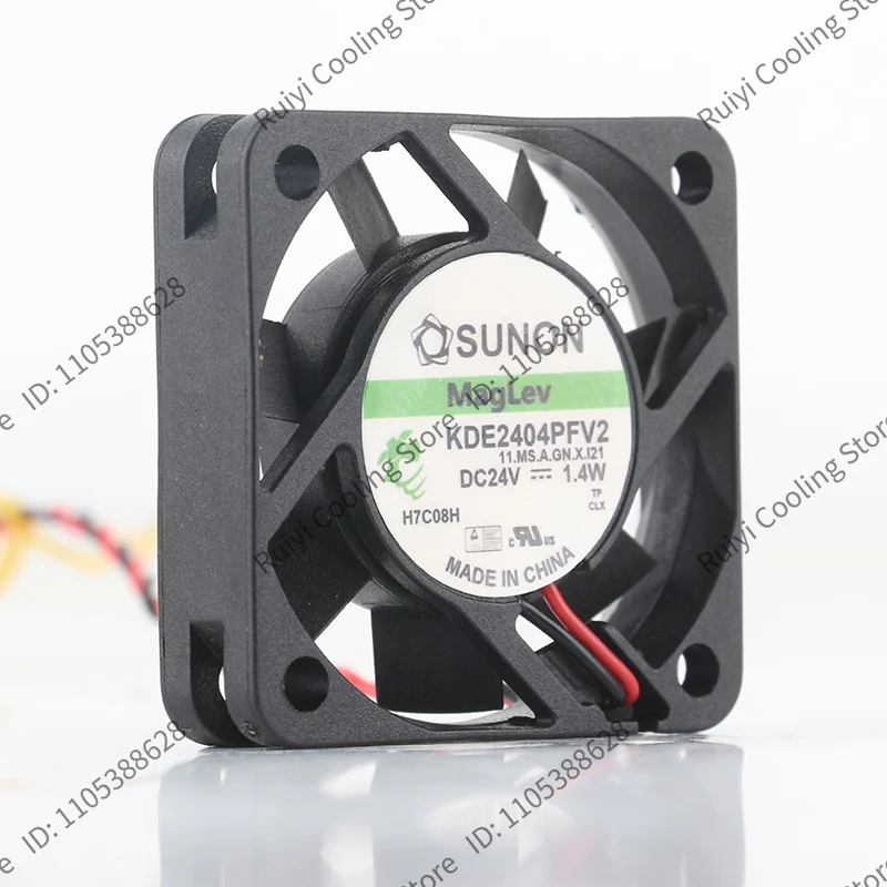 Jianzhun SUNON KDE2404PFV2 4010 24V 1.4W 4CM 2-pin Cooling Fan for Variable Frequency Converter