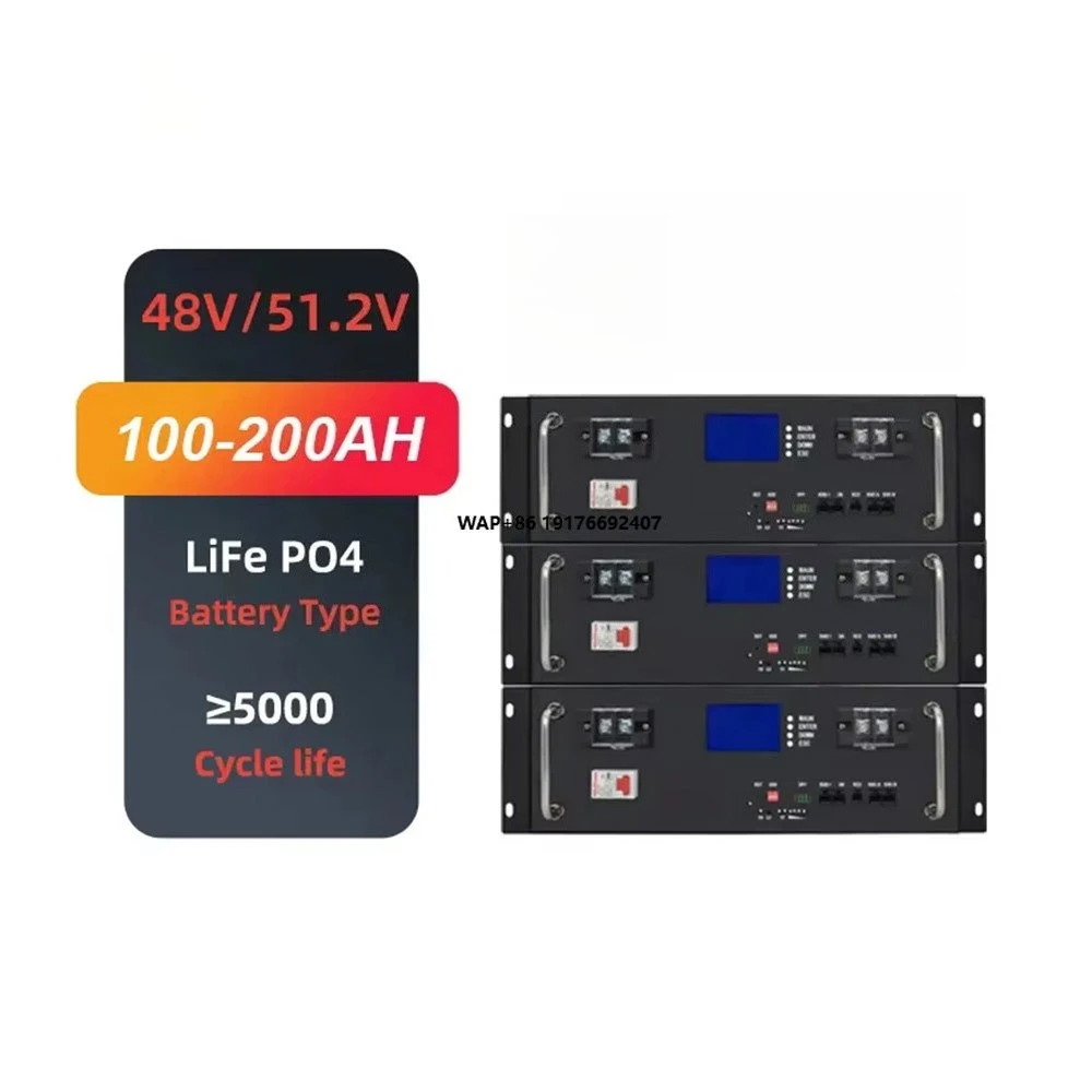 

51.2v Solar 15kwh Lithium Ion Battery 10kwh 300ah 40kwh 48 Volts 200ah Solar Battery Lifepo4 Batteries Solaires Power Storage