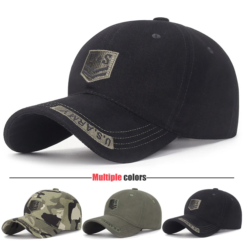 New Men Women Military Enthusiast Soft Top Baseball Cap Unisex Fashion Outdoor Sport Military Cadet Snapback Hat