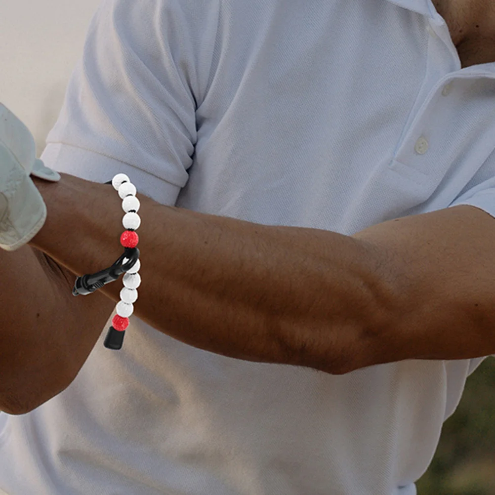 

3Pcs Beaded Golf Score Counter for Men Women Multifunctional Golfing Training Tool Lightweight Portable Scoring Lanyard Wristlet