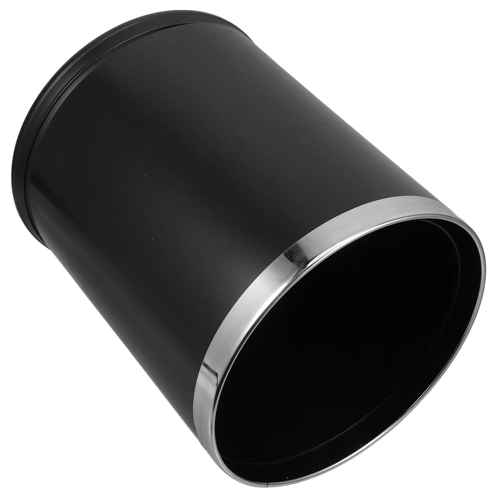 سلة مهملات بطبقة مزدوجة سعة 18 لترًا، هيكل حديد PP قوي، سلة نفايات زخرفية سهلة التنظيف لغرفة نوم المطبخ والحمام في الفندق #5