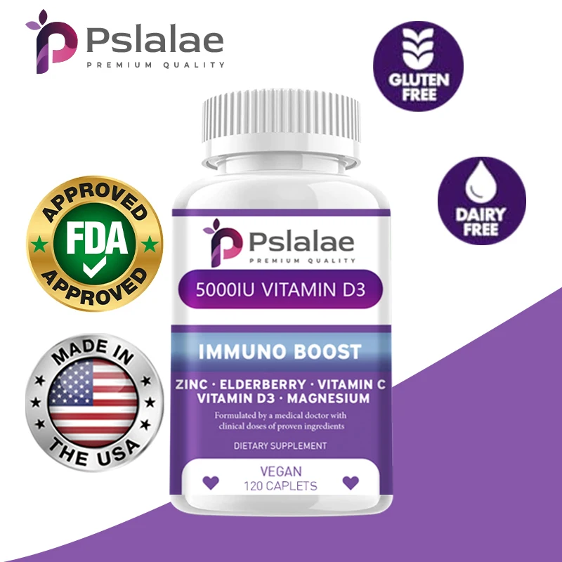 

Immune Support Supplement - Keeps The Body in Balance, Rich in Elderberry Extract and Zinc