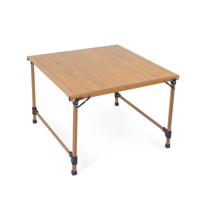 YJQ1 outdoor folding table portable camping mahjong table travel home aluminum picnic table