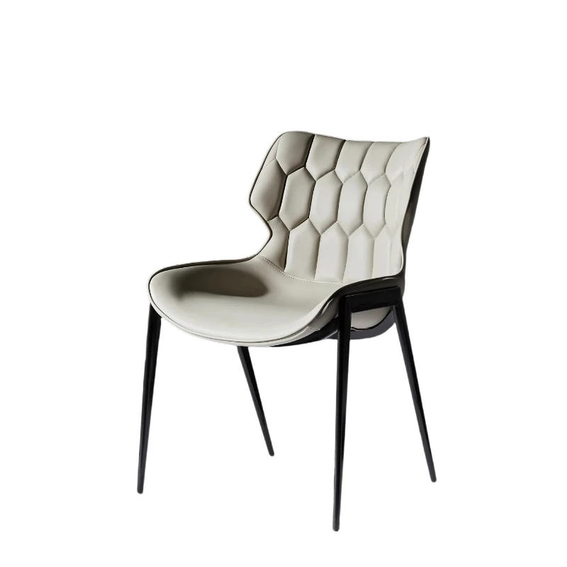 Italian Minimalist Luxury Dining Chair Household High-end Modern Backrest Chair Comfortabel En Duurzaam Dining Room Furniture