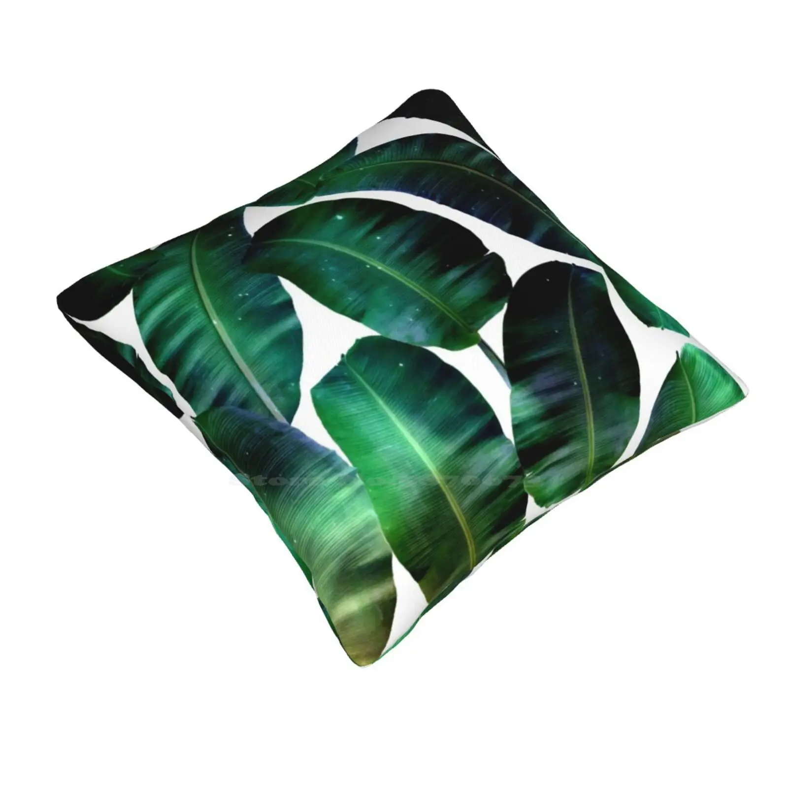 Cosmic Banana Leaves #Lifestyle Soft Comfortable Pillowcase Photo Manipulation Tropical Cosmos Space Galaxy Collage July 2016