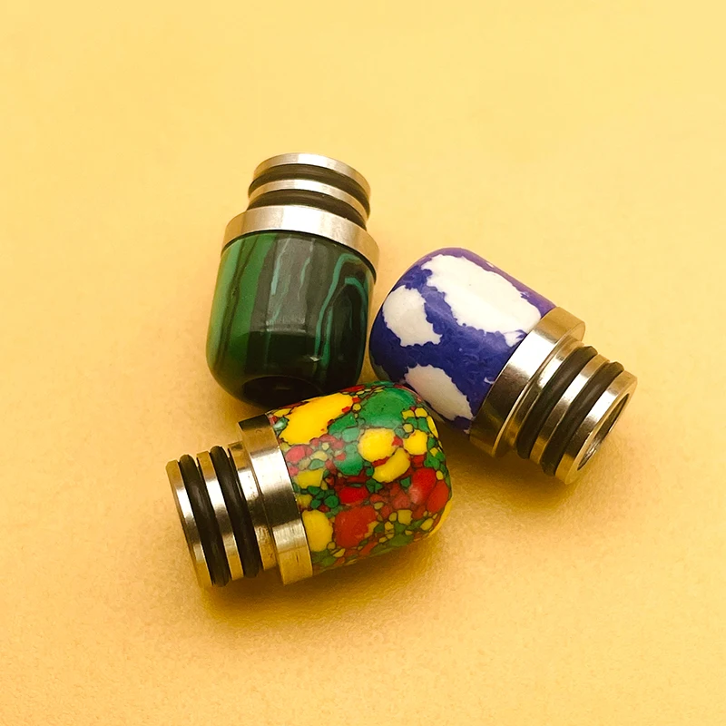DSX 510 Drip Tip Stainless Steel Marble Heat Resistance mouthpiece for RTA Atomizer Dotaio box E-cig accessories