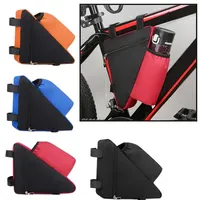 Bike bag waterproof triangle bike front tube frame mountain bike triangle bag frame holder bicycle accessories