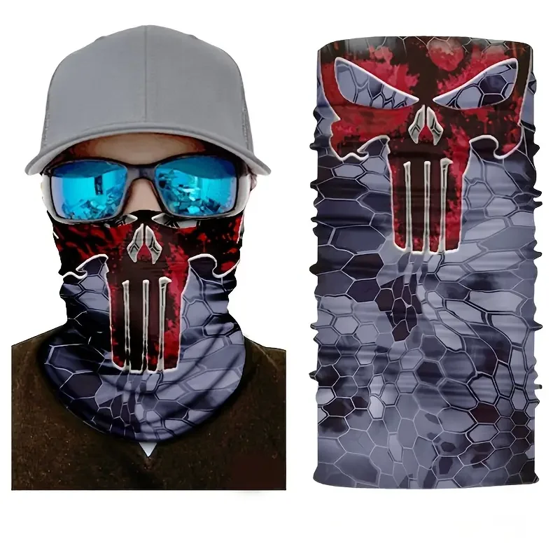 هالوين سلس عصابات بالاكلافا عقال الصيد وشاح الرقبة الجراب بالاكلافا للجنسين قناع الوجه عصابات بديلة Multiu