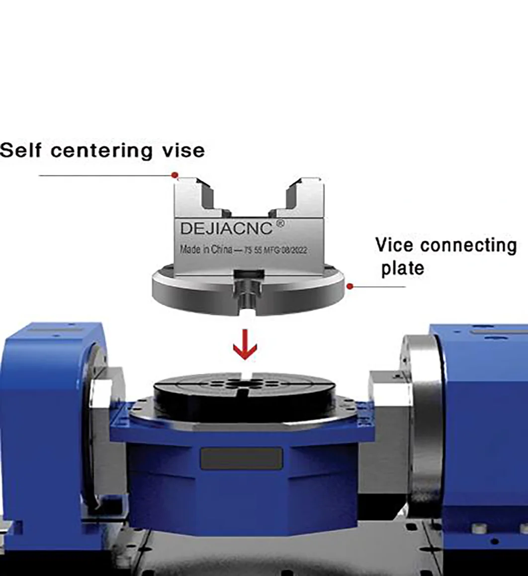 Self-Centering Vise 4-axis 5-Axis Precision Concentric Vise EROWA Fixture Quick Change 3R