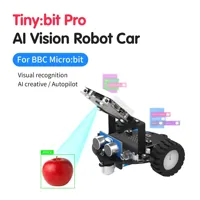 Yahboom Microbit Robot Car Tinybit Pro with K210 Visual Module Support Object Detection And Face Recognition Kids Coding STEM