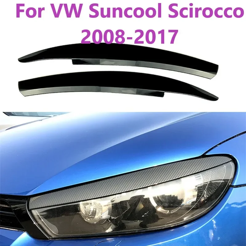 

Для VW Suncool Scirocco 2008-2017 передняя фара автомобиля накладка на веко для бровей наклейки Защита