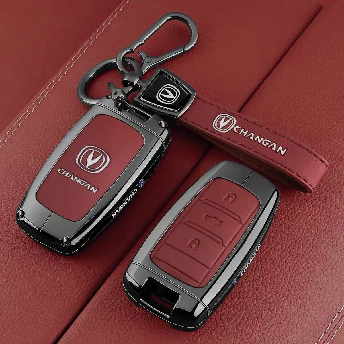 Key Case Cover Shell Fob Holder for Changan CS35 Eado XT DT Raeton CC Lingxuan CS55 Ruicheng CS75 Old Model Accessories