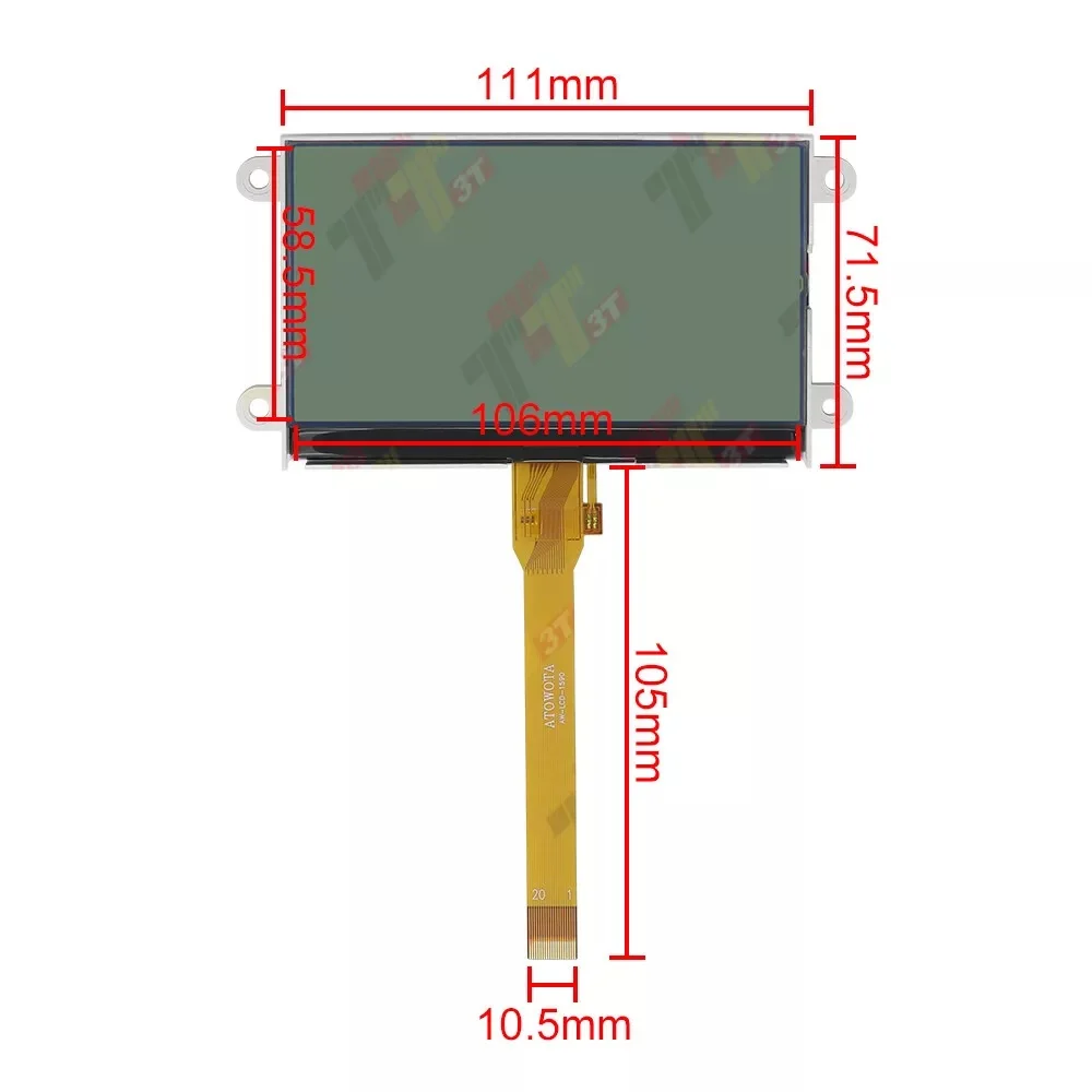 Display for Carrier Transicold  X2 X3 X4 7500 7300 X3 2500 Vector 8500 8600MT APX Microprocessor Module