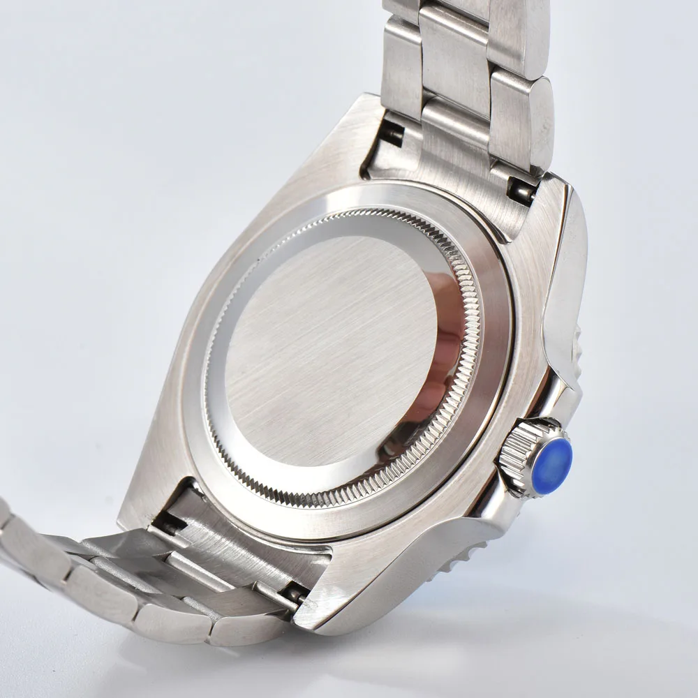 Reloj Automático NH35 de 40mm con movimiento automático japonés NH35, esfera con cabeza de calavera de tortuga marina, bisel totalmente luminoso, logotipo personalizado