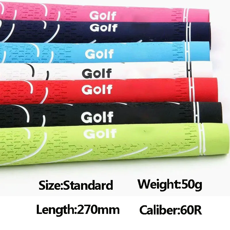 

5Pcs Golf Grips Multiple Colors Grip Rubber Non-slip Standard Golf Club Grips Iron and Wood For Men And Women Golf Accessories