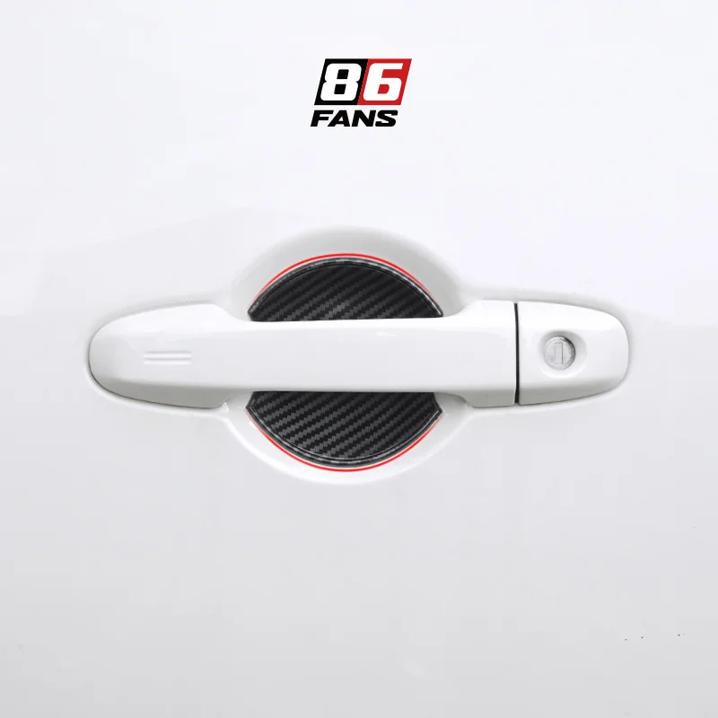 For GR86 BRZ Car Wrist Of Door Protective Film Door Handle  Anti Collision Scratches Stickers Door Bowl Protection Guards Trim