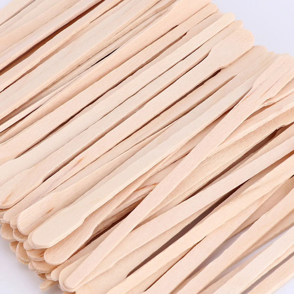 

600 шт. вощеных палочек-аппликаторов для депиляции, удаления волос на теле, лице и в зоне бикини, идеально подходят для использования в салонах или дома