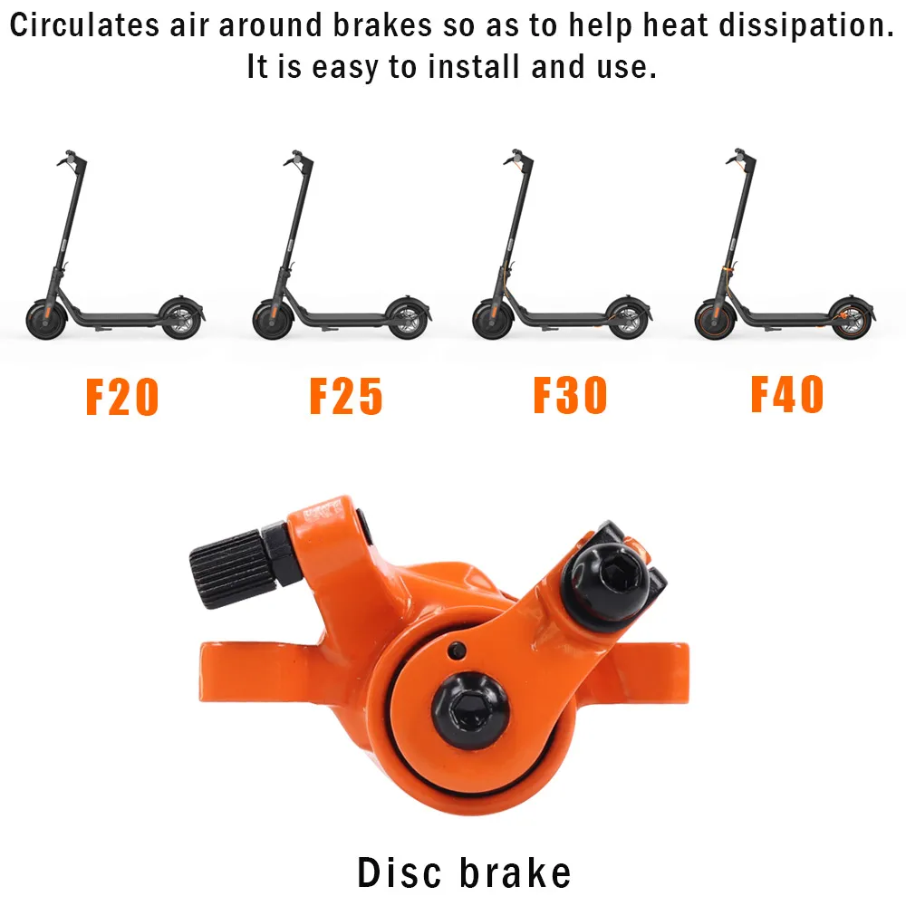 Electric Scooter Brake Disc Caliper For Ninebot Segway KickScooter F20 F25 F40 F30 Kickscooter Disc Brake Block Parts