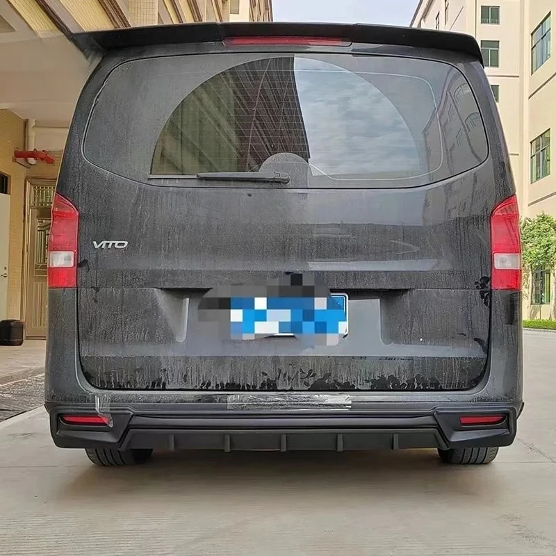 New Design ABS Material Car Bumper Front Lip Rear Lip    Vito 2016-2021 Car Bodykit