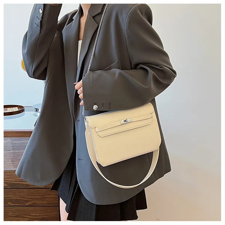 

2025 Vintage Kelly Bag Women's Premium Versatile Underarm Bag Commuter Mailer Bag Large Capacity Shoulder Crossbody Bag