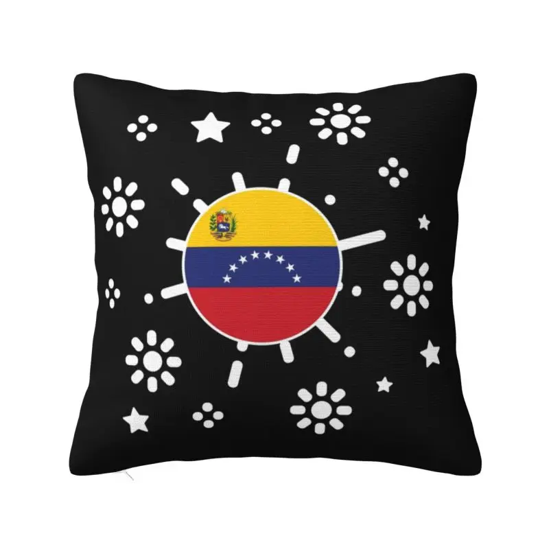 

Venezuela Newyear Flag Cushion Cover America VZLA Pround Soft Modern Pillow Case for Car Sofa