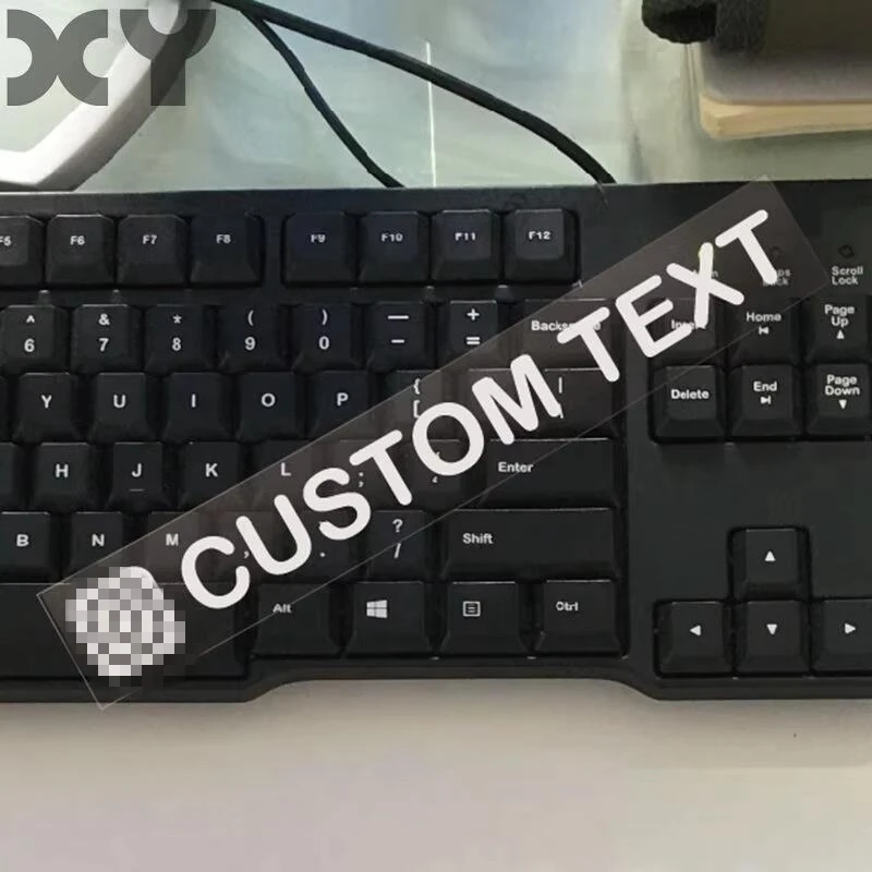 XY testo personalizzato personalizzato per Instagram nome utente adesivo impermeabile per auto e moto adesivo paraurti Drop Shipping