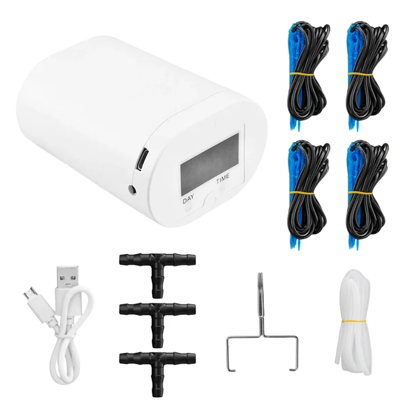 

AT14 16 Heads Automatic Plant Flower Watering Pump Accsesories Plants Sprinkler Drip Irrigation Device Water System Kit