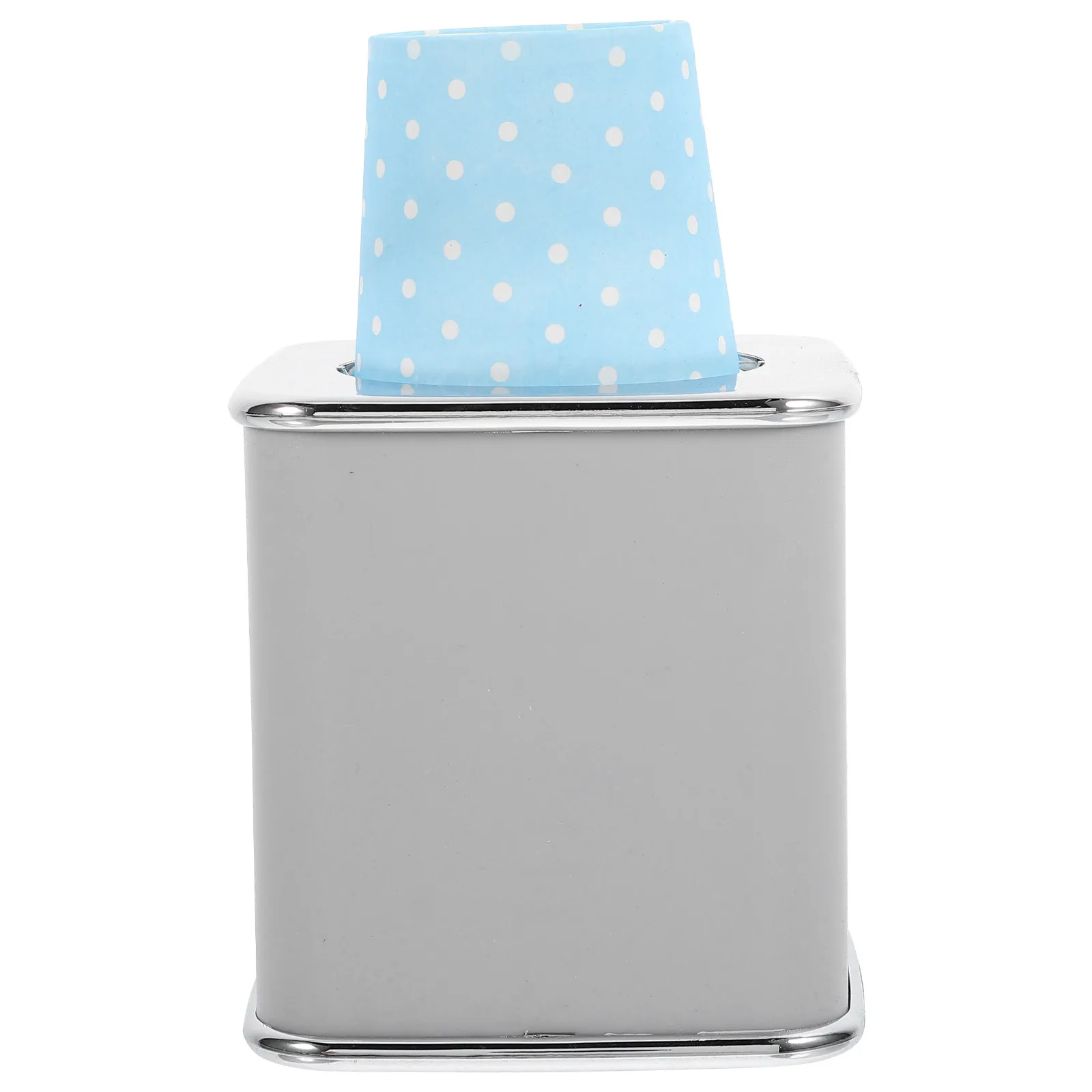 

20Pcs Paper Cup Dispenser Upside Down Design Desktop Use Pull Type Cup Holder for Bathroom Small Plastic Paper Cups Holder