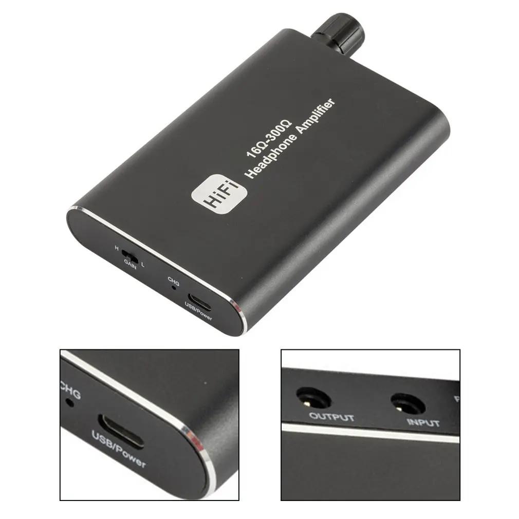 

Hot HiFi Earphone Amplifier Portable Headphone Amplfiers Aux In Port For Phone Android Music Player AMP With 3.5mm Jack Cable
