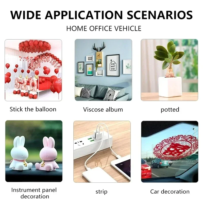 100 قطعة شريط لاصق مستدير مزدوج الجوانب النقاط السحابة ملصق أكريليك قوي DIY بها بنفسك سكرابوكينغ الحرفية إنتاج لوحة تثبيت