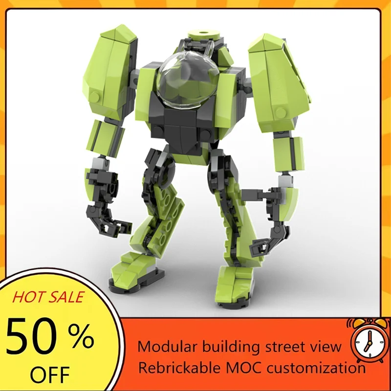 

174PCS Popular Space War Movie Model MOC Building Bricks Mech MH-M-1 Modular Technology Gifts Holiday Assemble Children Toy Suit