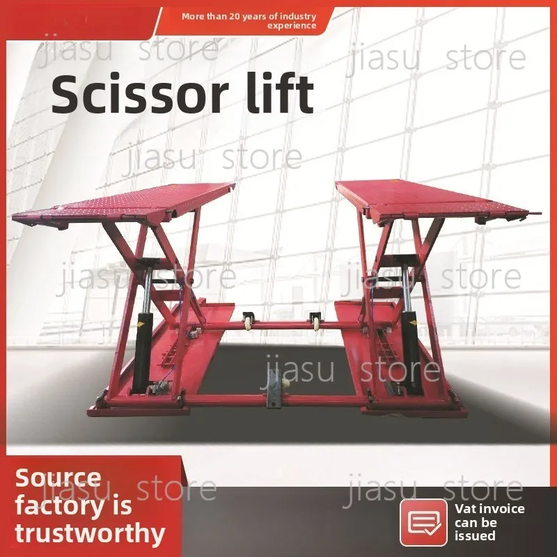 

Portable Small Scissor Car Lift Middle Position Lift Table For Auto Repair 4S Shop Car Washing Lift