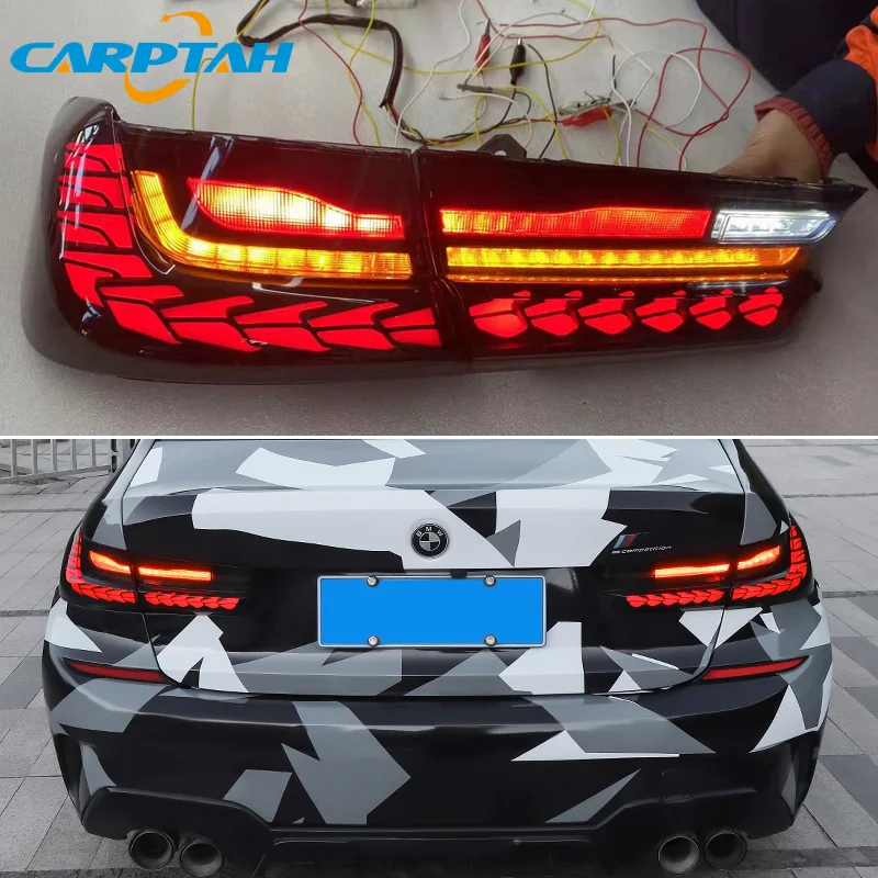 Car LED Taillight For BMW 330i 340i M340d G20 G28 2019 - 2021 Rear Running Lamp Brake Reverse Dynamic Turn Signal Car Tail Light